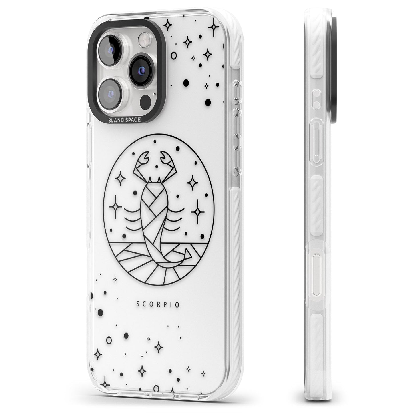 Emblème du Scorpion - Design Cosmique