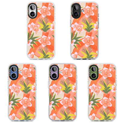 Hawaiian Flowers Abstract Pattern