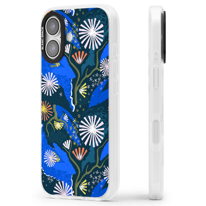 Dark Botanicals Abstract Pattern