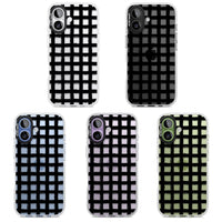 Messy Black Grid Clear