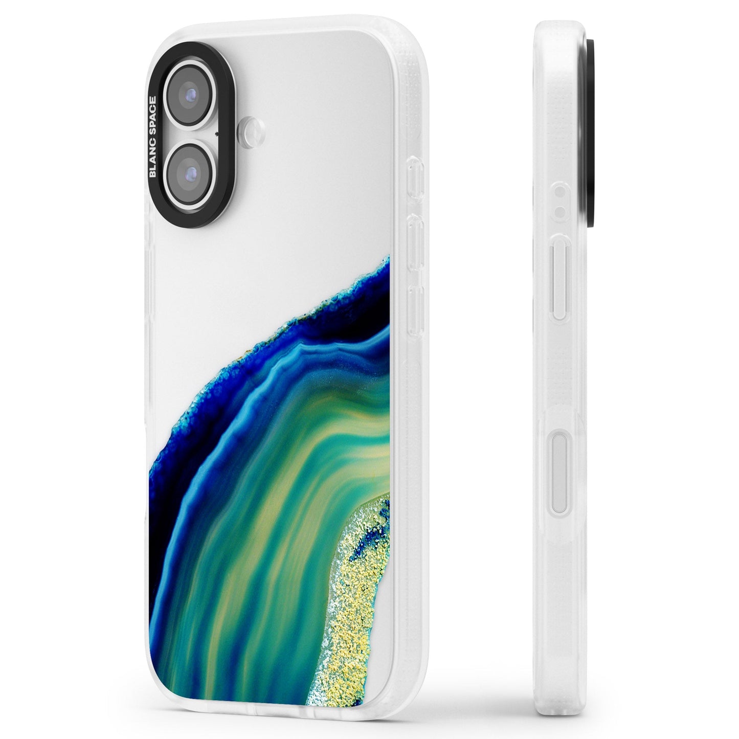 Grüne und blaue Smaragd-Geode