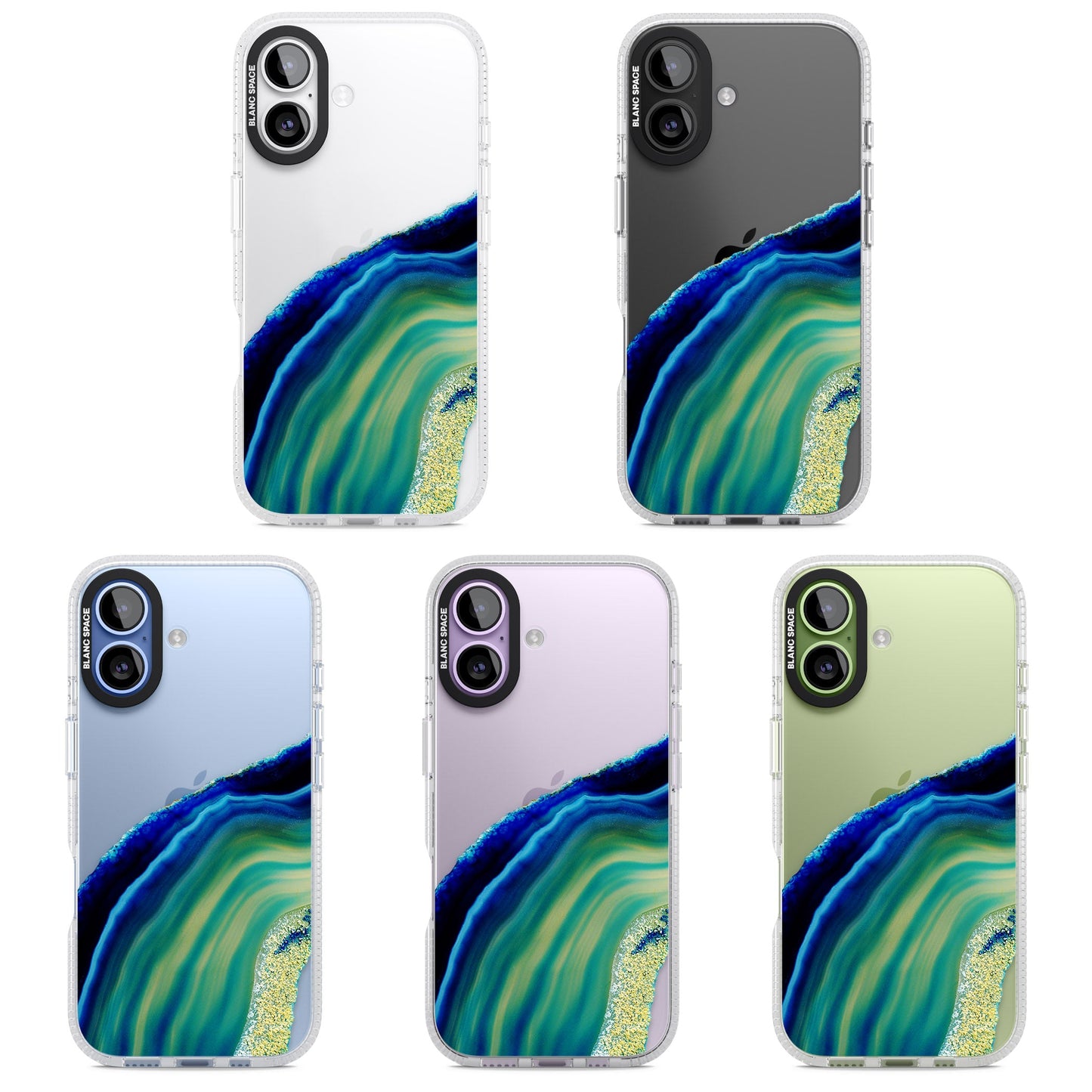 Grüne und blaue Smaragd-Geode