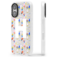 Personalised Abstract Floral Initial