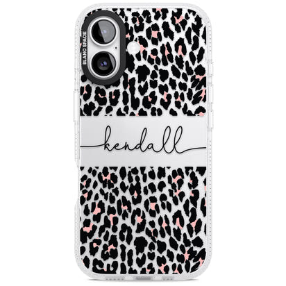 Personalised Cursive Leopard Spots