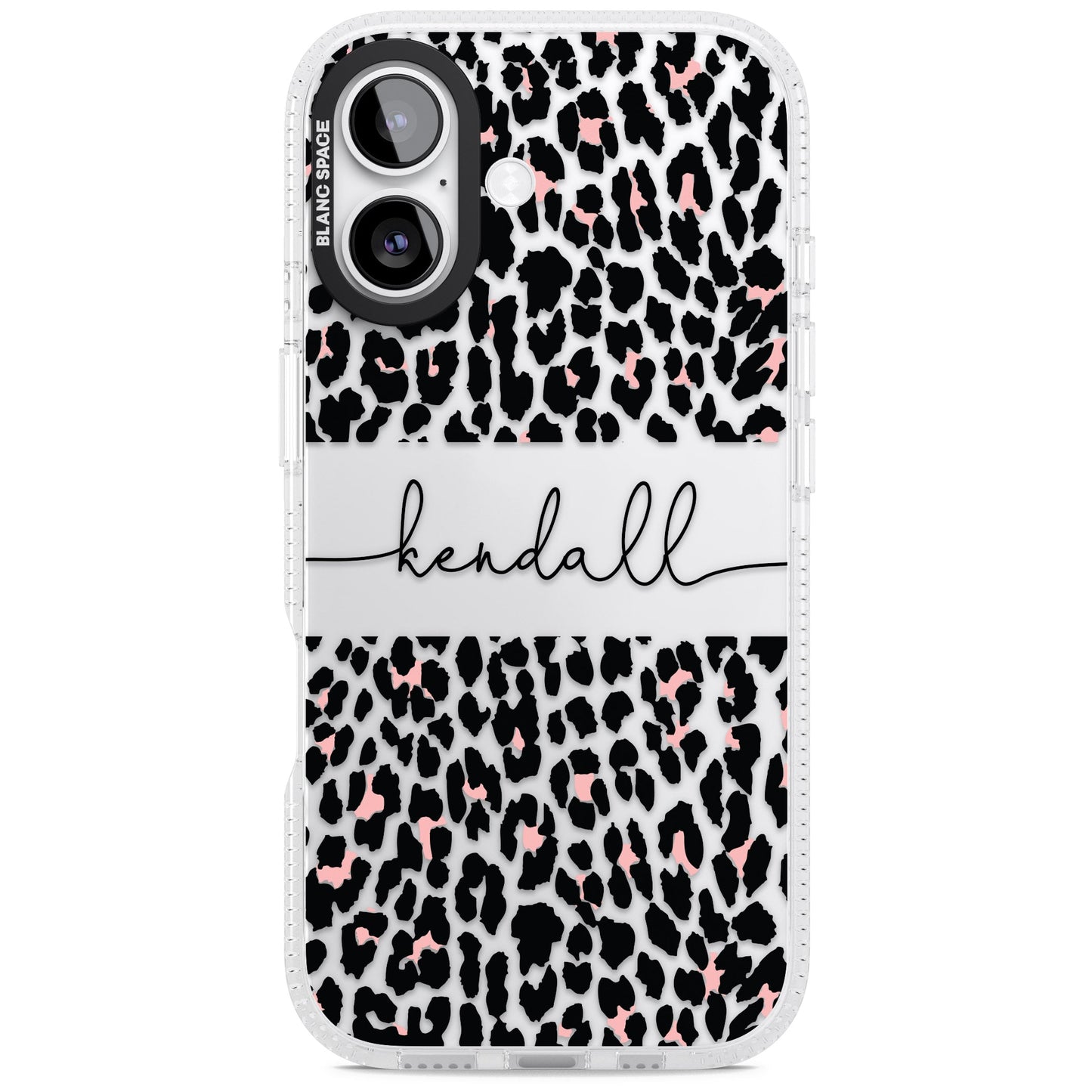 Personalised Cursive Leopard Spots