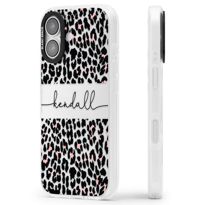 Personalised Cursive Leopard Spots