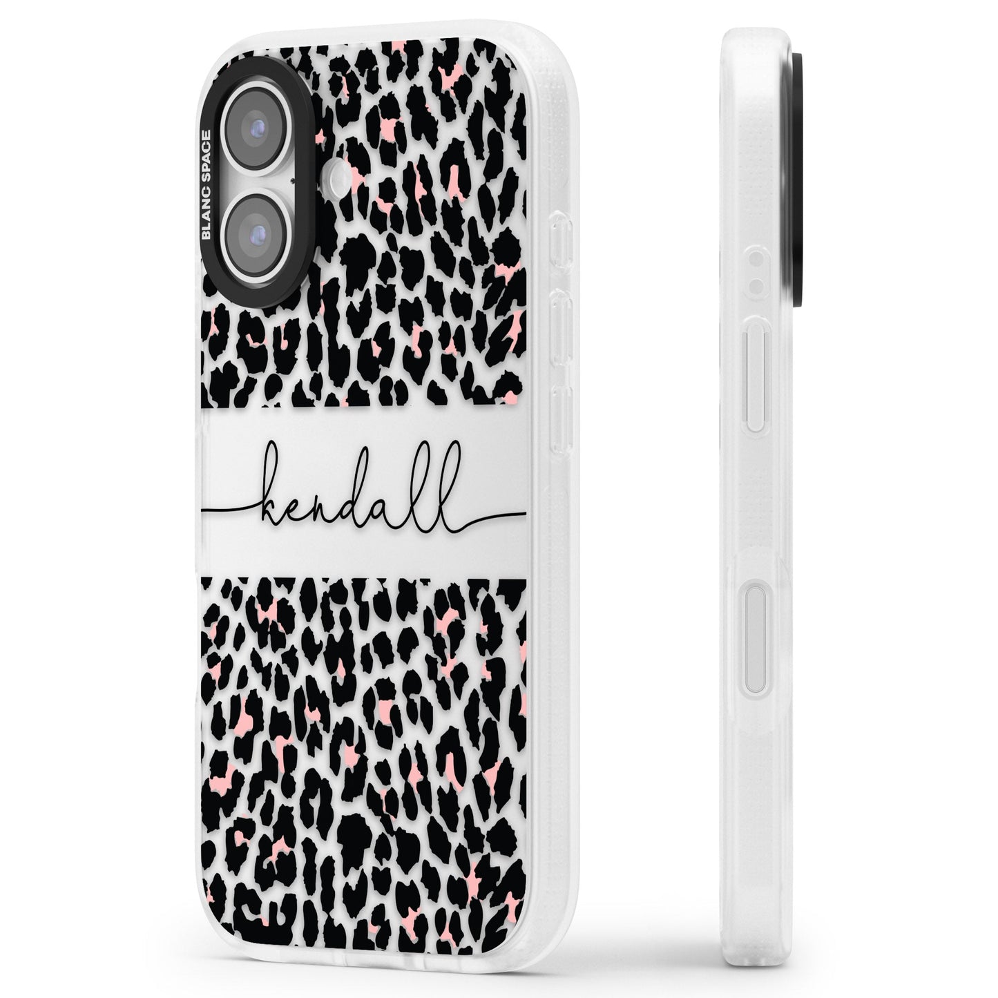 Personalised Cursive Leopard Spots