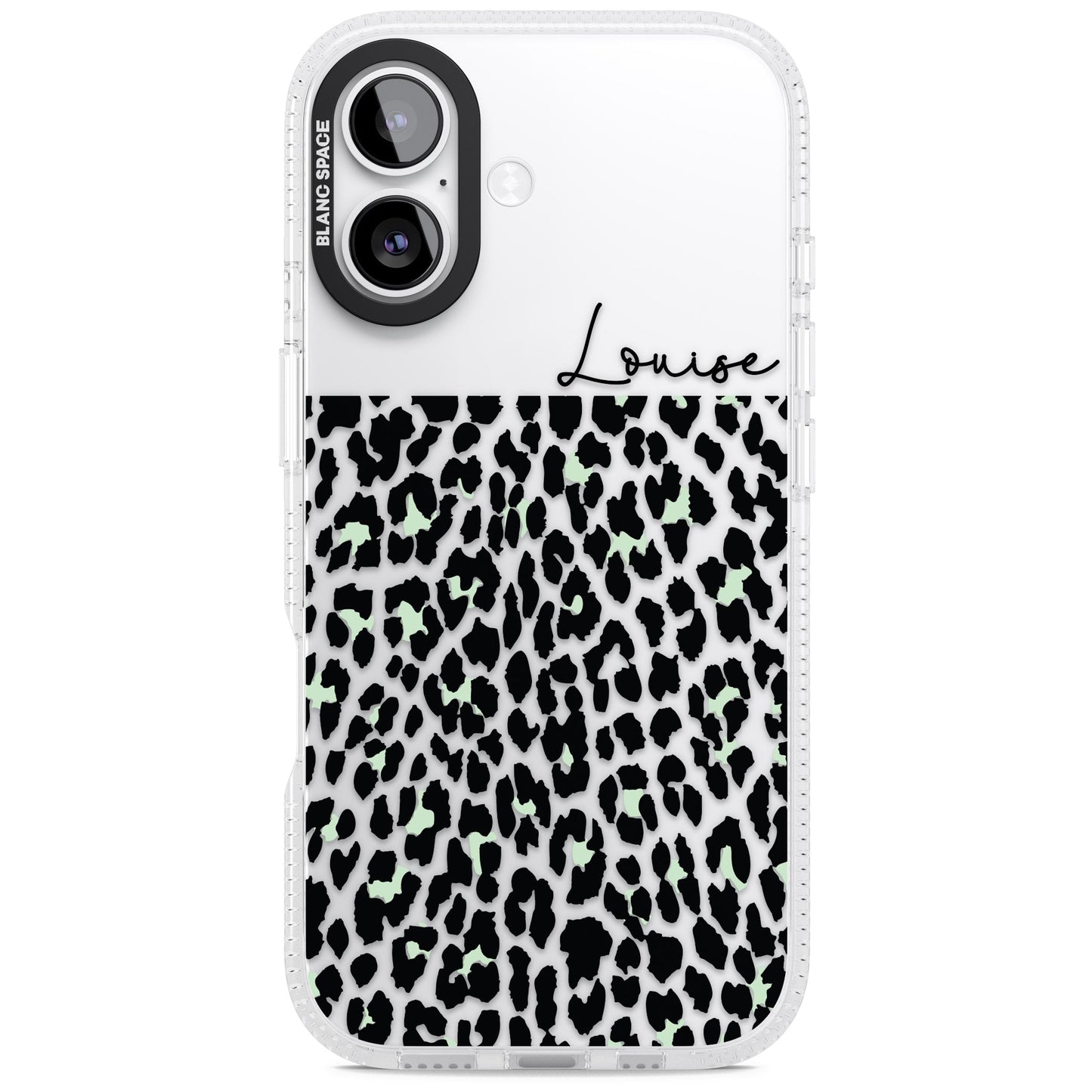 Personalised Seafoam Leopard