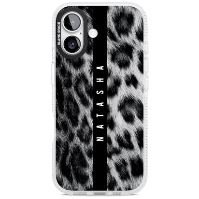 Personalised Snow Leopard Print