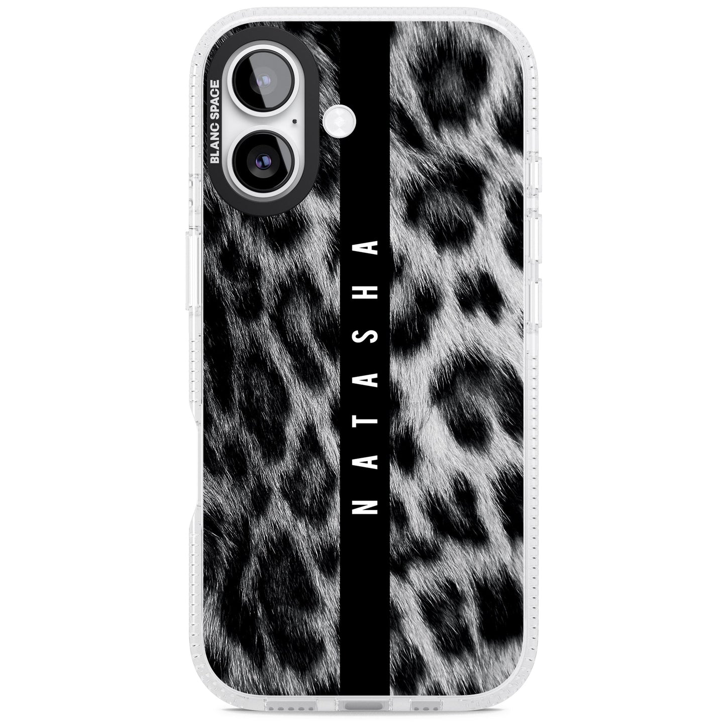 Personalised Snow Leopard Print