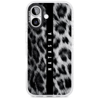 Personalised Snow Leopard Print