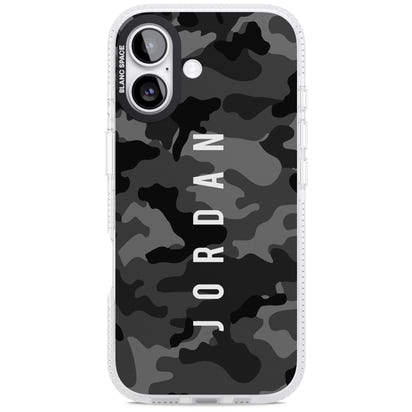 Personalised Black Camouflage Name