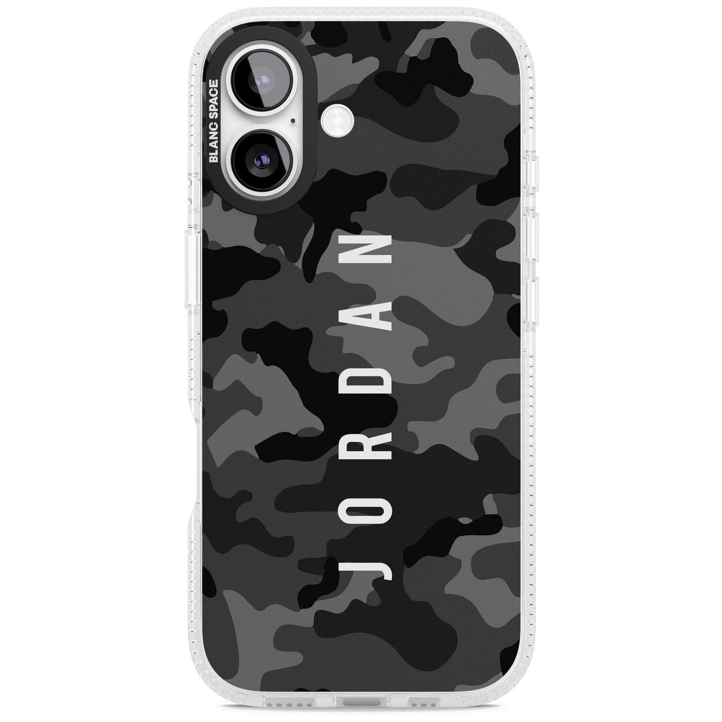 Personalised Black Camouflage Name