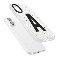 Initiale en gras personnalisée et florale