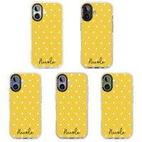 Personalised Yellow Polka Dot