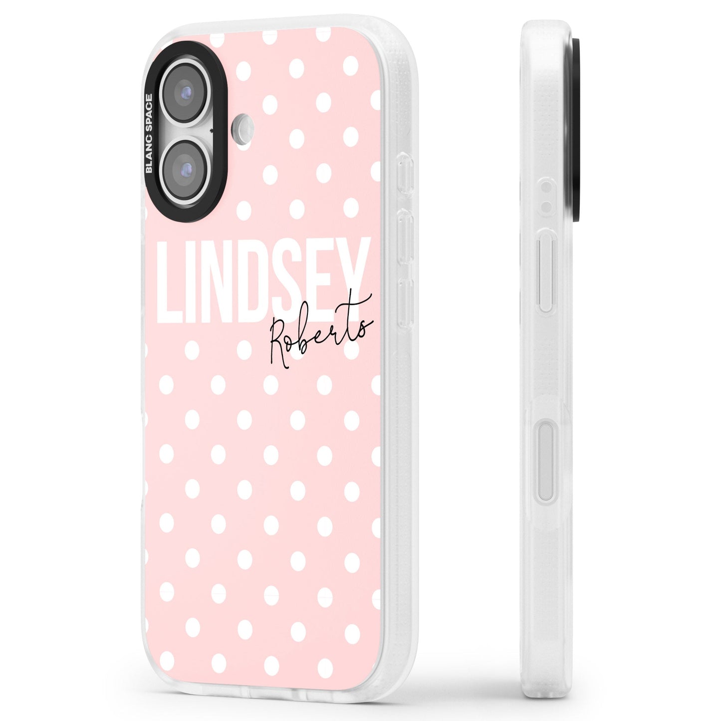 Personalised Pink Polka