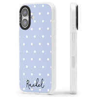Personalised Simple Light Blue Dots