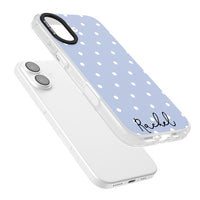 Personalised Simple Light Blue Dots