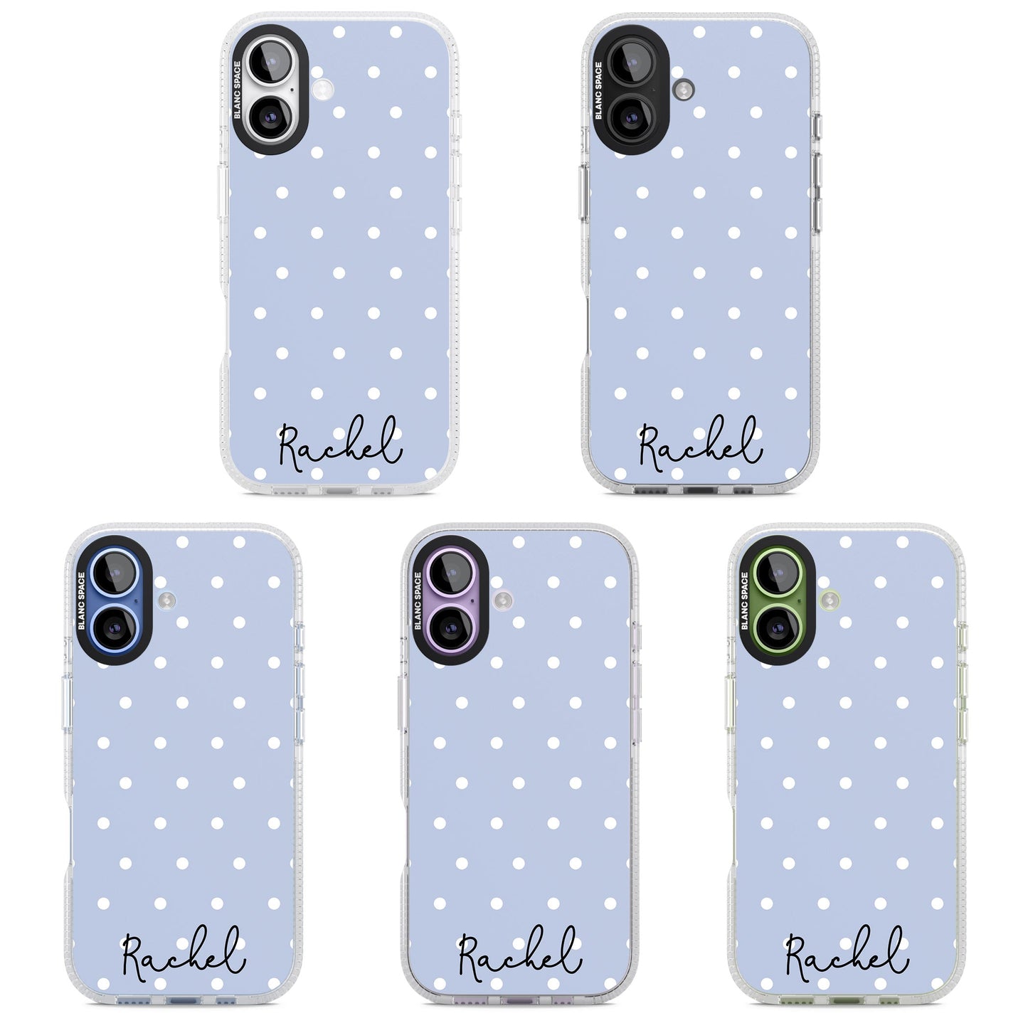 Personalised Simple Light Blue Dots