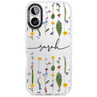 Chaîne de fleurs sauvages personnalisée