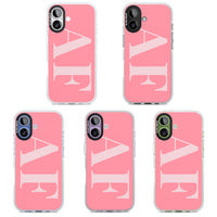 Personalised Light & Dark Pink Green Letters