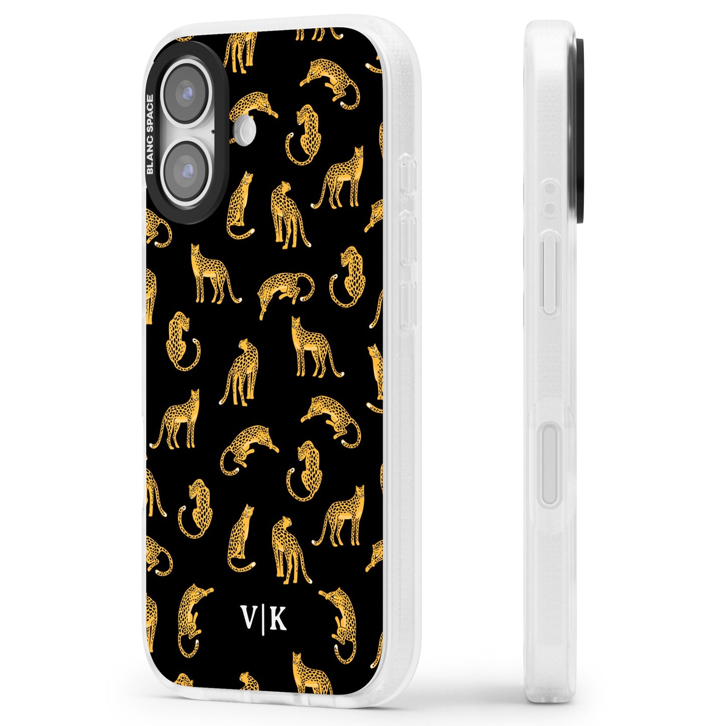Personalised Gold Cheetah Pattern