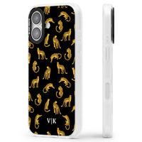 Personalised Gold Cheetah Pattern