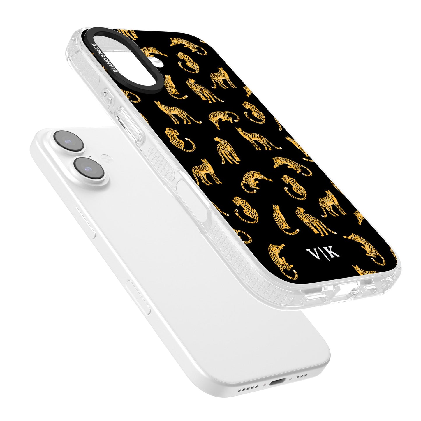 Personalised Gold Cheetah Pattern