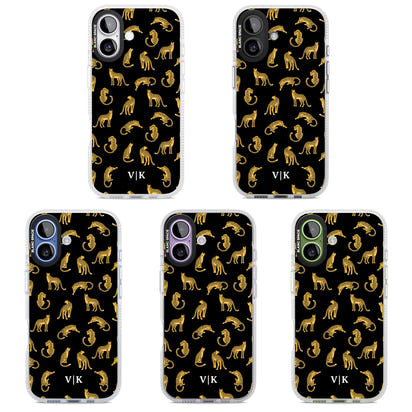 Personalised Gold Cheetah Pattern