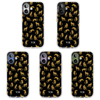Personalised Gold Cheetah Pattern