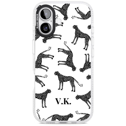 Personalised Black & White Cheetah Pattern