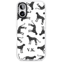 Personalised Black & White Cheetah Pattern