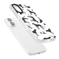 Personalised Black & White Cheetah Pattern