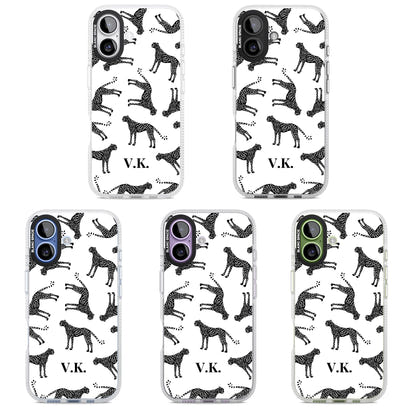 Personalised Black & White Cheetah Pattern