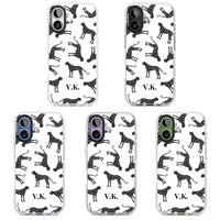Personalised Black & White Cheetah Pattern