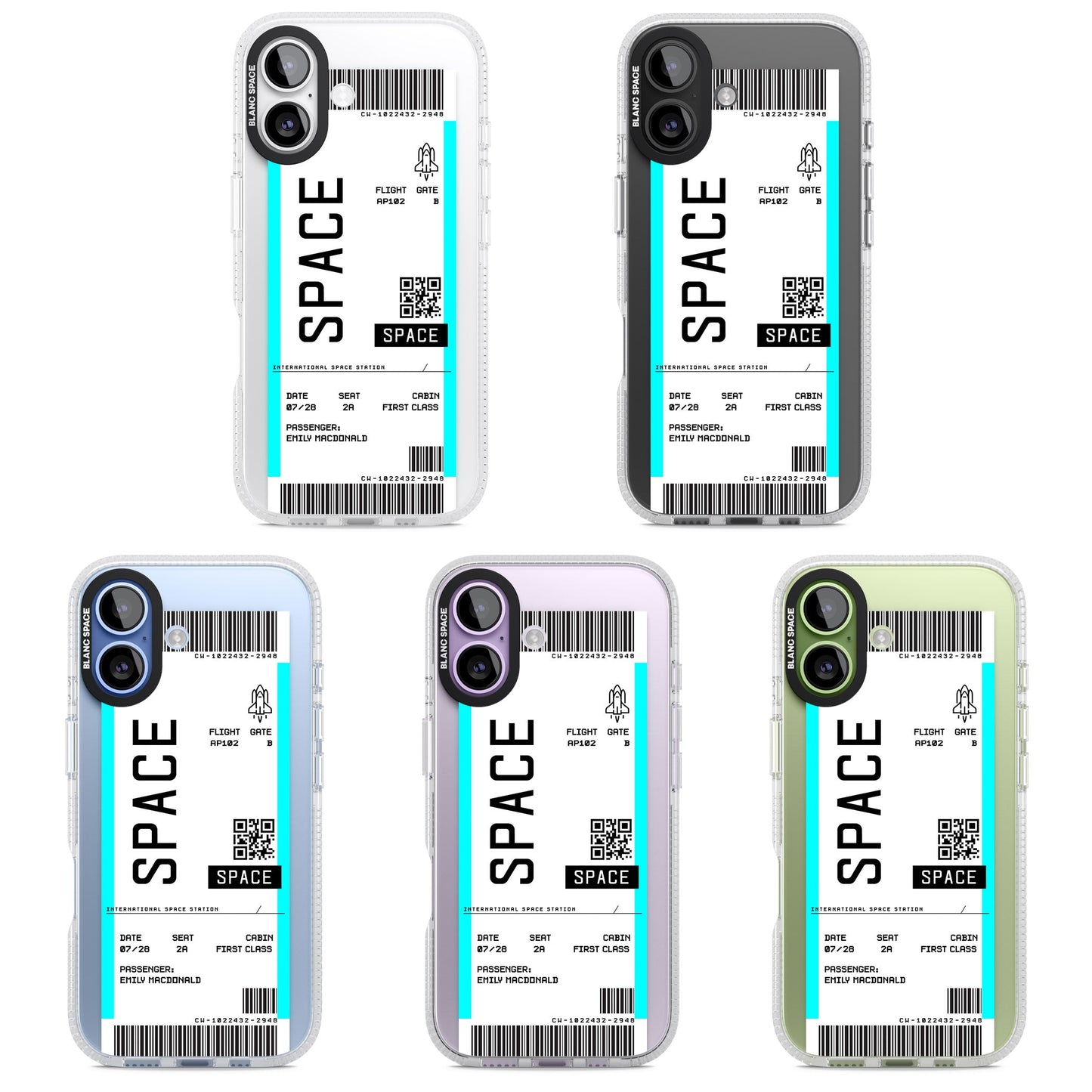 Personalised Space Travel Ticket