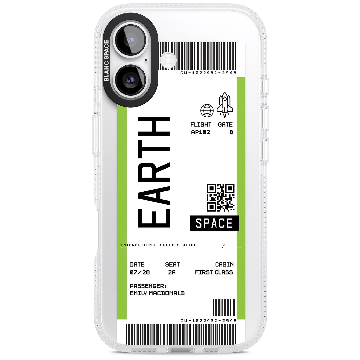 Personalised Earth Travel Ticket