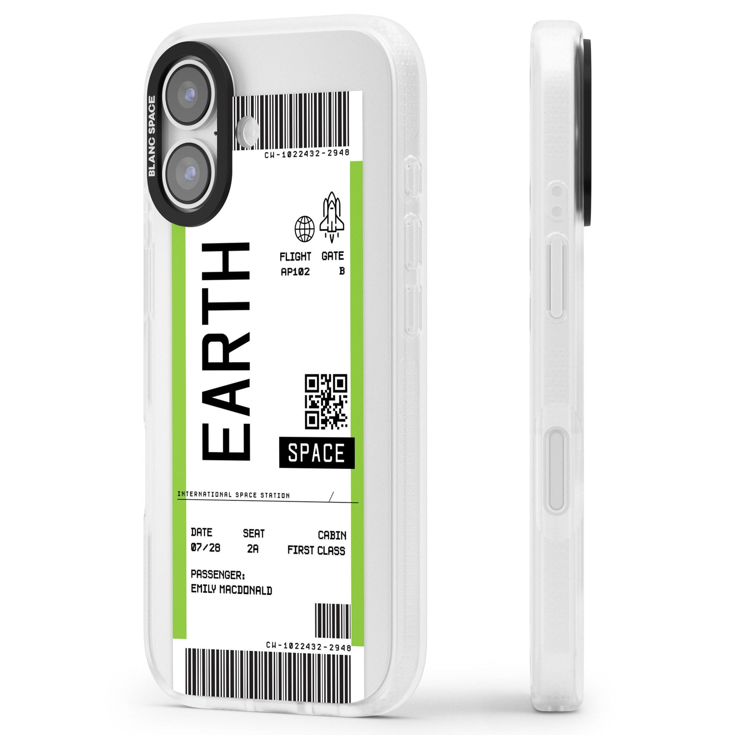 Personalised Earth Travel Ticket
