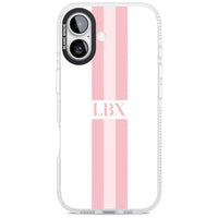 Personalised Minimal Pink Stripe