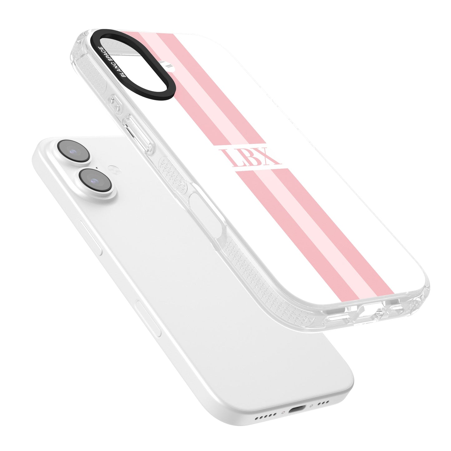 Personalised Minimal Pink Stripe