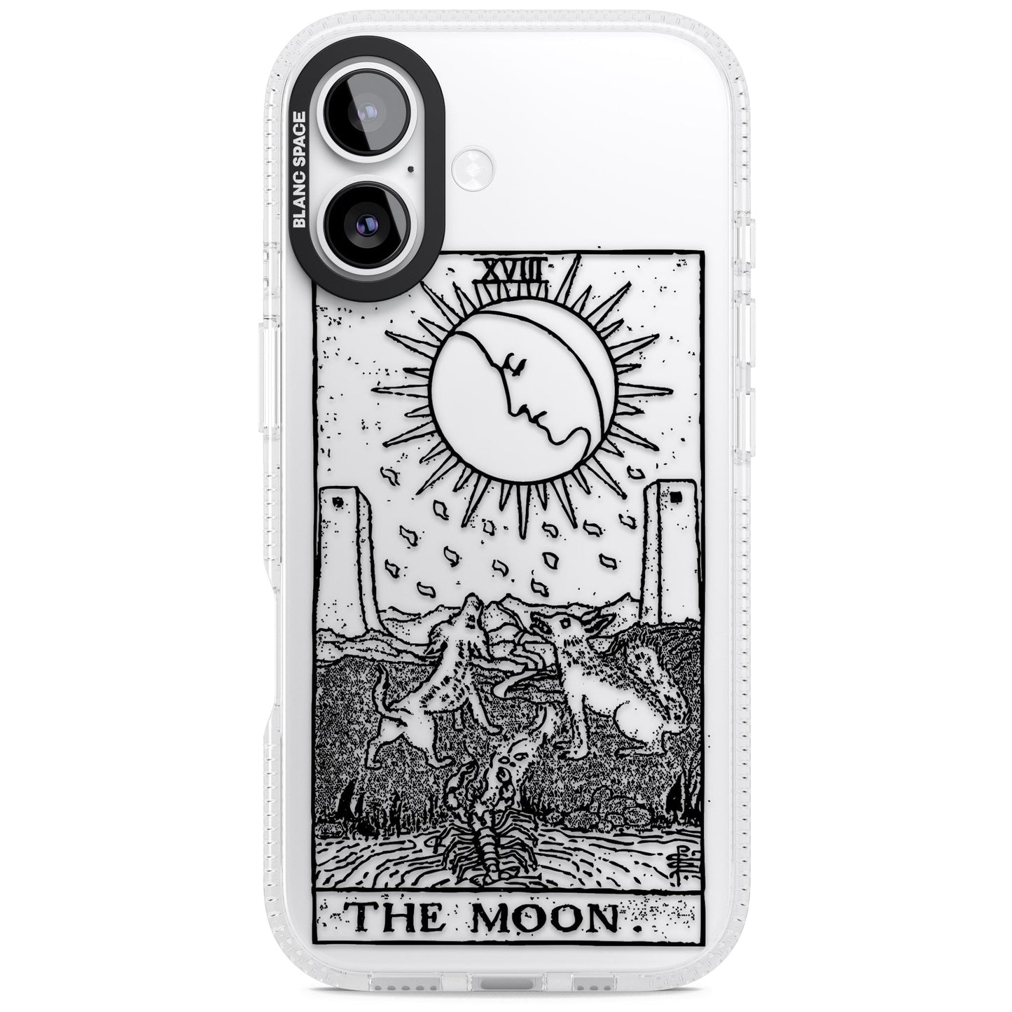Personalised The Moon Tarot Card (Clear)