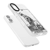 Personalisierte Stärke-Tarotkarte (Transparent)