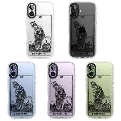 Personalisierte Stärke-Tarotkarte (Transparent)