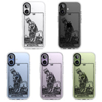 Personalisierte Stärke-Tarotkarte (Transparent)