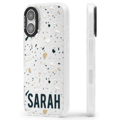 Personalised Terrazzo Blue, Pink, Brown