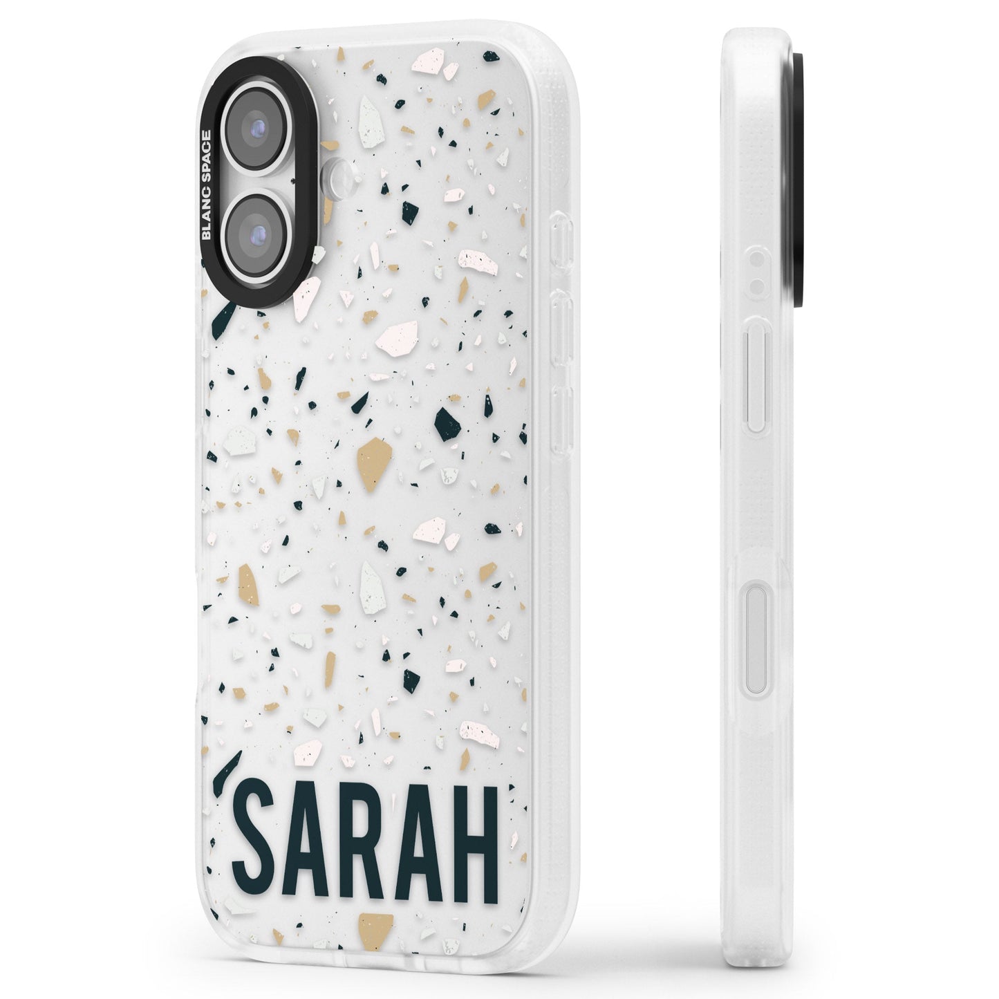 Personalised Terrazzo Blue, Pink, Brown