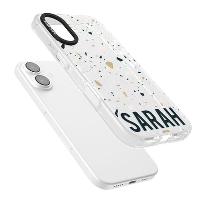 Personalised Terrazzo Blue, Pink, Brown