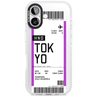 Personalised Tokyo Boarding Pass