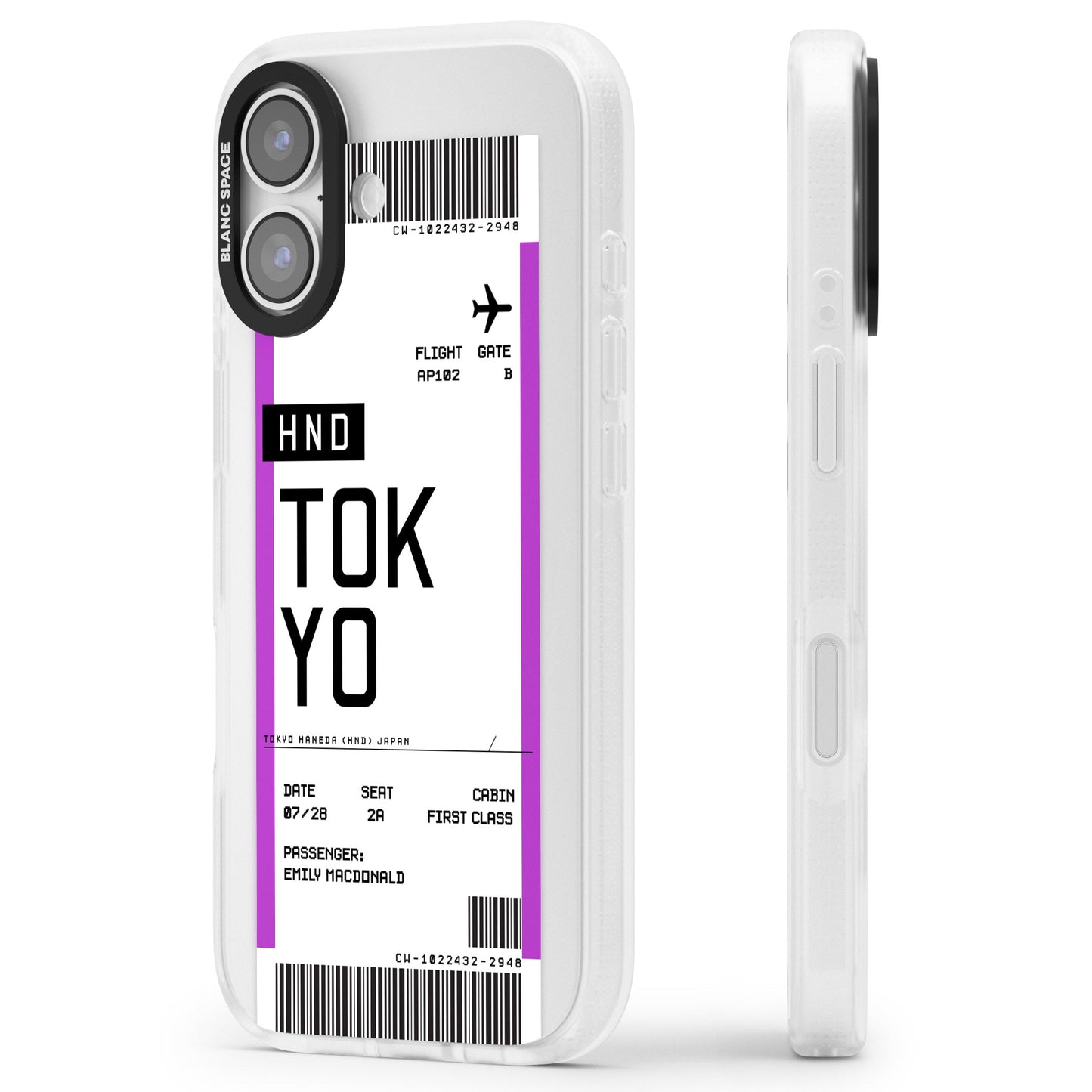 Personalised Tokyo Boarding Pass