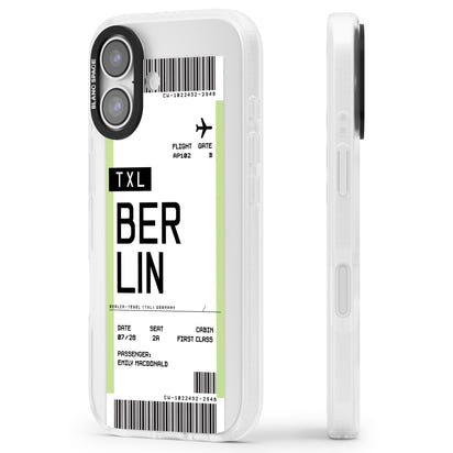 Personalised Berlin Boarding Pass